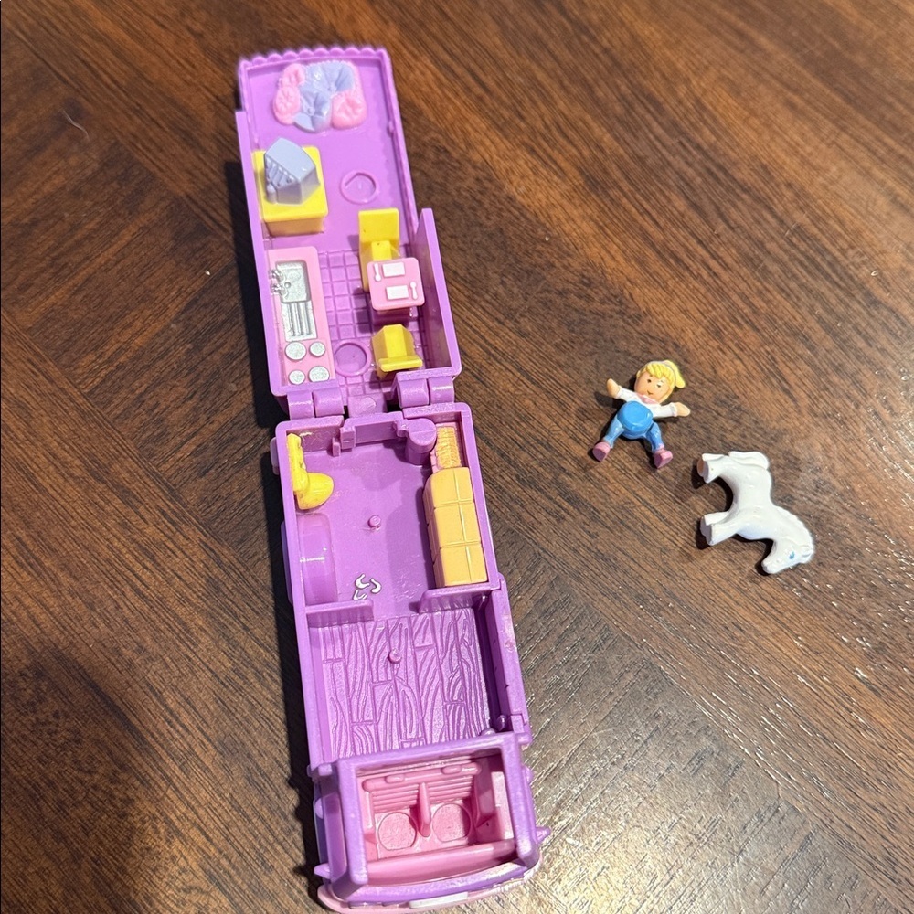 Vintage Polly Pocket 1994 - Stable On The Go - Complete Set + Additional Piece - Picture 6 of 8